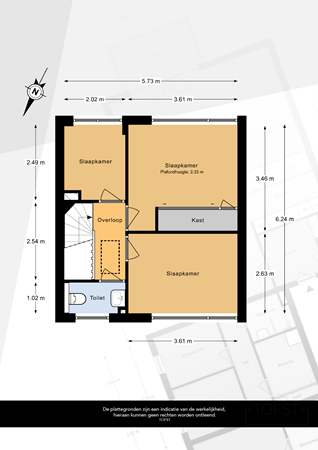 Floorplan - Mgr. W.M. Bekkerslaan 52, 3141 SL Maassluis