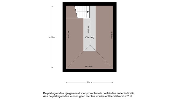Floorplan - Kluiskade 16A, 3155 BH Maasland