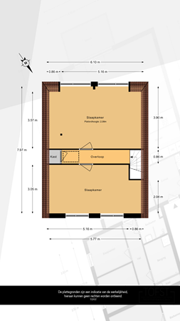 Floorplan - Zuidbuurt 6, 3141 EM Maassluis