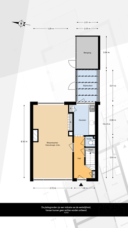 Floorplan - Huis te Veldelaan 6, 3155 SE Maasland