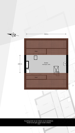 Floorplan - Huis te Veldelaan 6, 3155 SE Maasland