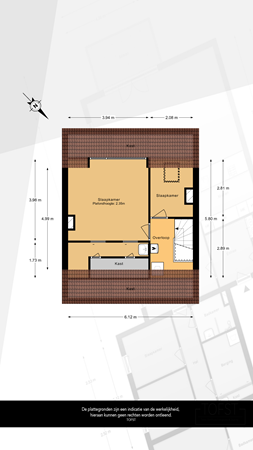 Floorplan - Fazantstraat 27, 3145 CA Maassluis