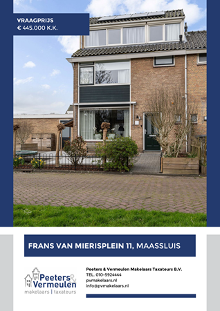 Brochure preview - Frans Van Mierisplein 11, 3141 GC MAASSLUIS (1)