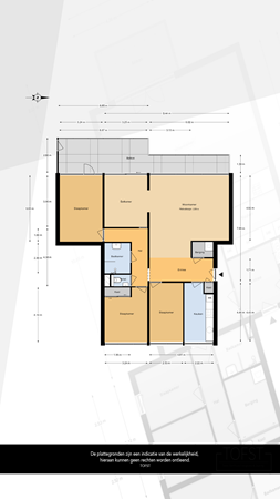Floorplan - Merellaan 701, 3145 GC Maassluis