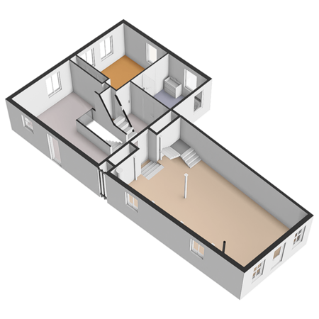 Floorplan - 's-Herenstraat 66, 3155 SL Maasland