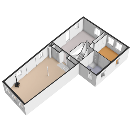 Floorplan - 's-Herenstraat 66, 3155 SL Maasland