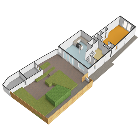 Floorplan - 's-Herenstraat 66, 3155 SL Maasland