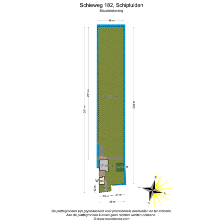 Floorplan - Schieweg 182, 2636 KA Schipluiden