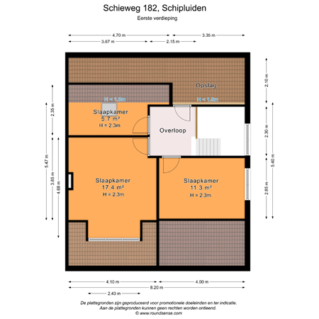 Floorplan - Schieweg 182, 2636 KA Schipluiden