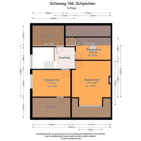 Floorplan - Schieweg 184, 2636 KA Schipluiden