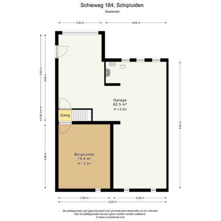 Floorplan - Schieweg 184, 2636 KA Schipluiden