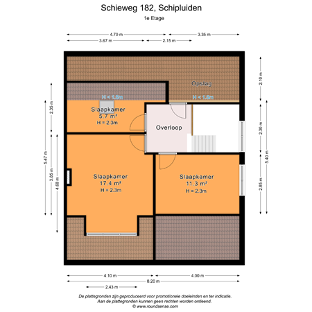 Floorplan - Schieweg 186, 2636 KA Schipluiden