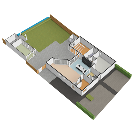 Floorplan - Huis Ter Lucht 14, 3155 EB Maasland