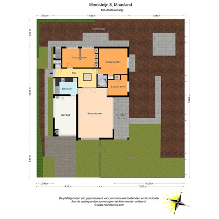 Floorplan - Meresteijn 8, 3155 XK Maasland