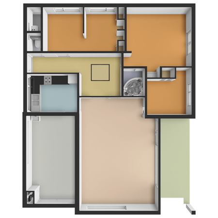 Floorplan - Meresteijn 8, 3155 XK Maasland