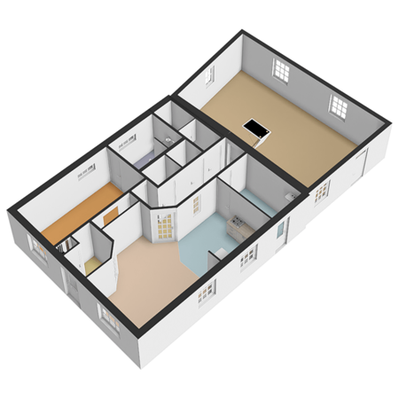 Floorplan - 's-Herenstraat 53, 3155 SK Maasland