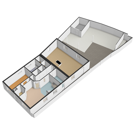 Floorplan - 's-Herenstraat 53, 3155 SK Maasland