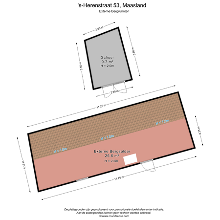 Floorplan - 's-Herenstraat 53, 3155 SK Maasland