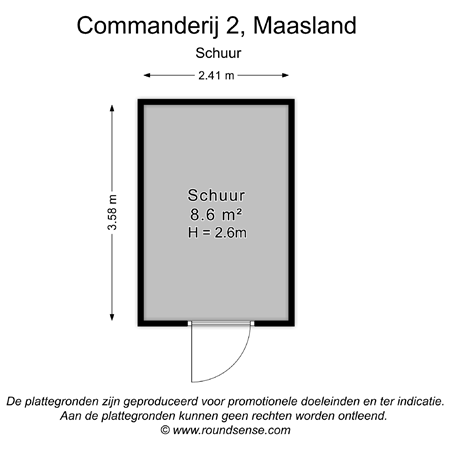 Floorplan - Commanderij 2, 3155 AA Maasland