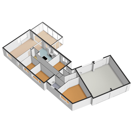 Floorplan - Woudselaan 17, 2635 CH Den Hoorn