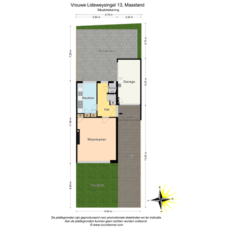 Floorplan - Vrouwe Lideweysingel 13, 3155 VV Maasland