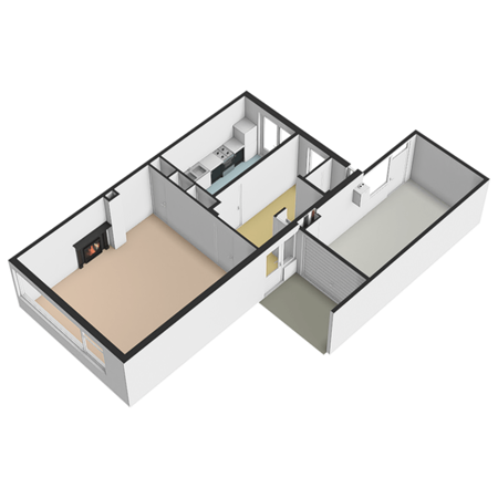 Floorplan - Vrouwe Lideweysingel 13, 3155 VV Maasland