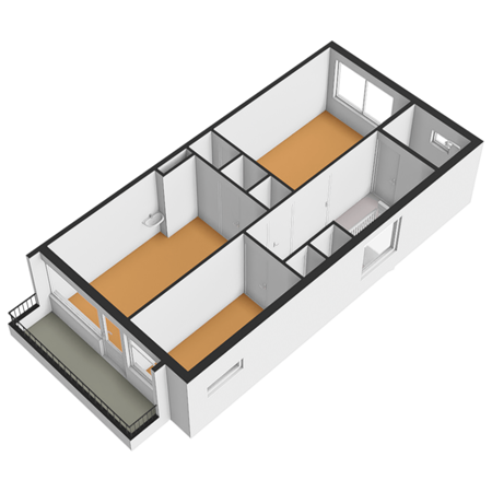 Floorplan - Vrouwe Lideweysingel 13, 3155 VV Maasland