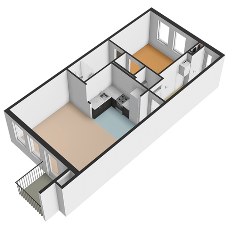 Floorplan - Taanstraat 67, 3143 BG Maassluis