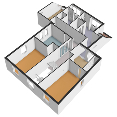 Floorplan - 's-Herenstraat 64, 3155 SL Maasland