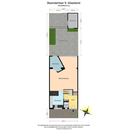 Floorplan - Baanderheer 9, 3155 NA Maasland