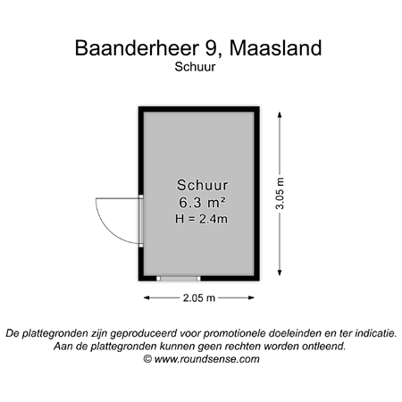 Floorplan - Baanderheer 9, 3155 NA Maasland