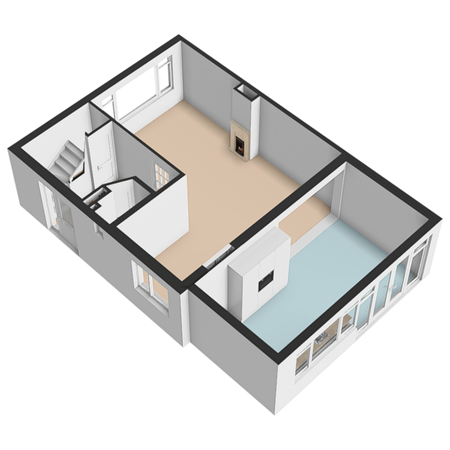 Floorplan - Slot de Houvelaan 21, 3155 VR Maasland