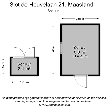 Floorplan - Slot de Houvelaan 21, 3155 VR Maasland