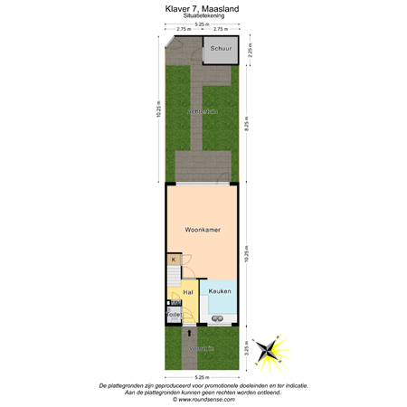 Floorplan - Klaver 7, 3155 WG Maasland