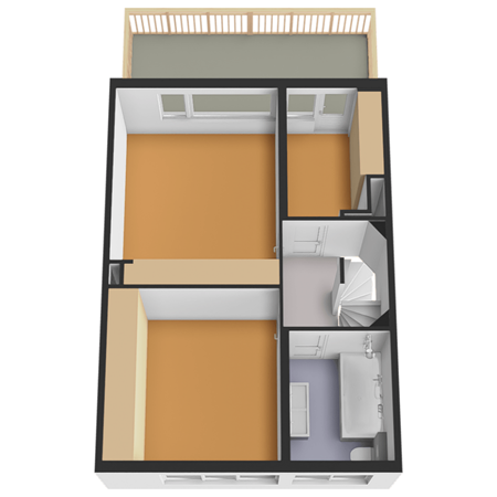 Floorplan - Merellaan 108, 3145 XG Maassluis