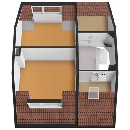 Floorplan - Merellaan 108, 3145 XG Maassluis