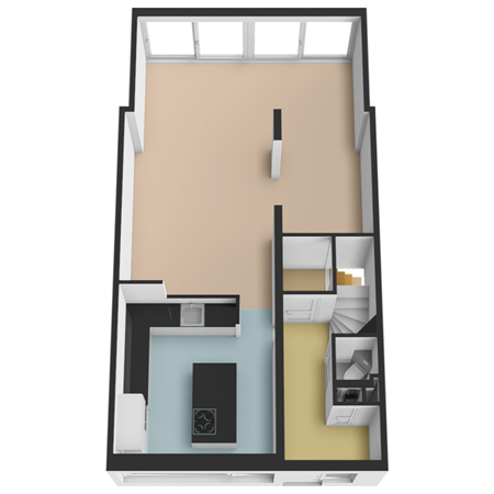 Floorplan - Merellaan 108, 3145 XG Maassluis