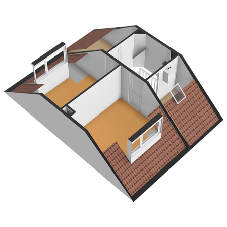 Floorplan - Merellaan 108, 3145 XG Maassluis