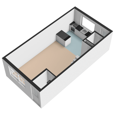 Floorplan - Doelstraat 36, 3155 AH Maasland