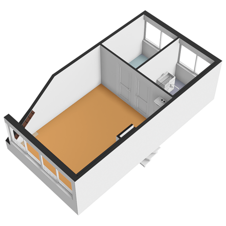 Floorplan - Doelstraat 36, 3155 AH Maasland