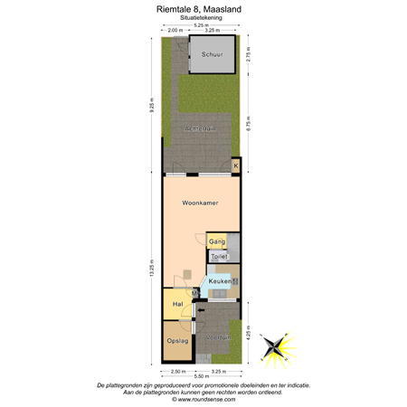 Floorplan - Riemtale 8, 3155 ND Maasland