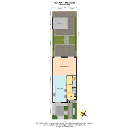 Floorplan - Kluishof 7, 3155 GG Maasland