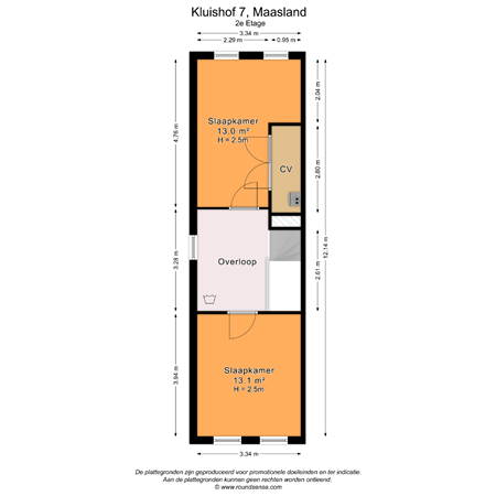 Floorplan - Kluishof 7, 3155 GG Maasland