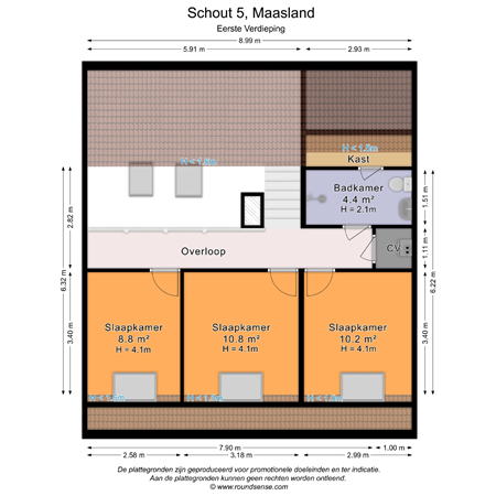 Floorplan - Schout 5, 3155 NH Maasland