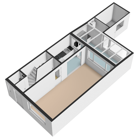 Floorplan - Wethouder Dijkshoornlaan 22, 3155 TP Maasland