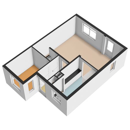 Floorplan - Oranje-Nassaustraat 15, 3155 VH Maasland