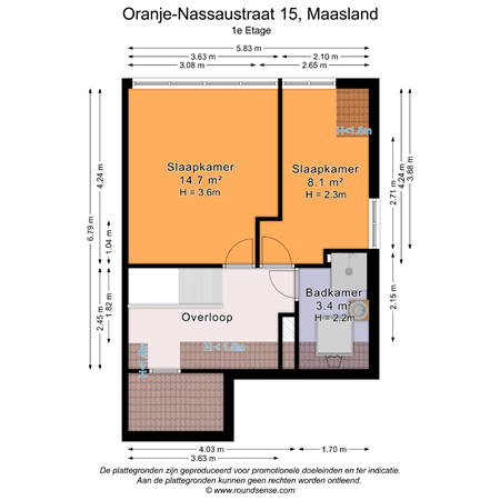 Floorplan - Oranje-Nassaustraat 15, 3155 VH Maasland