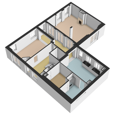 Floorplan - 's-Herenstraat 49, 3155 SK Maasland