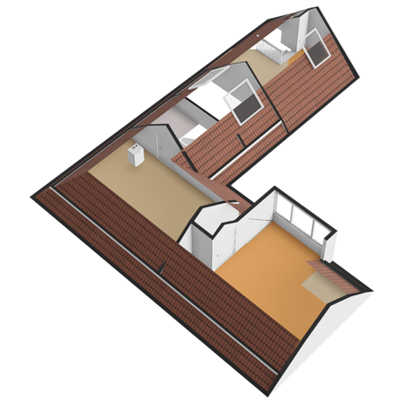 Floorplan - 's-Herenstraat 49, 3155 SK Maasland