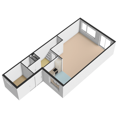 Floorplan - Hondsdraf 47, 3155 WD Maasland